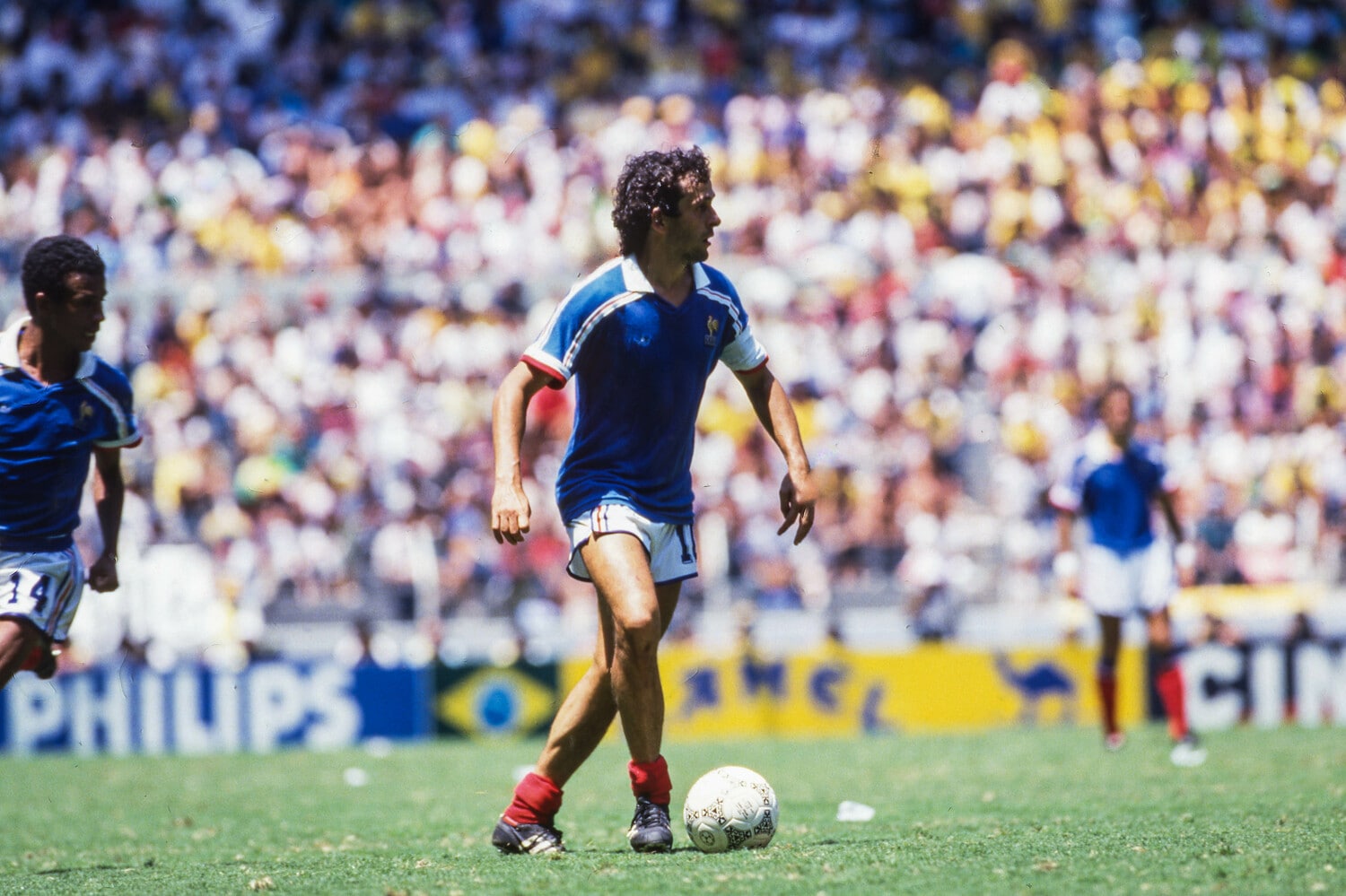 プラティニのユニフォームの着こなし　©Getty Images