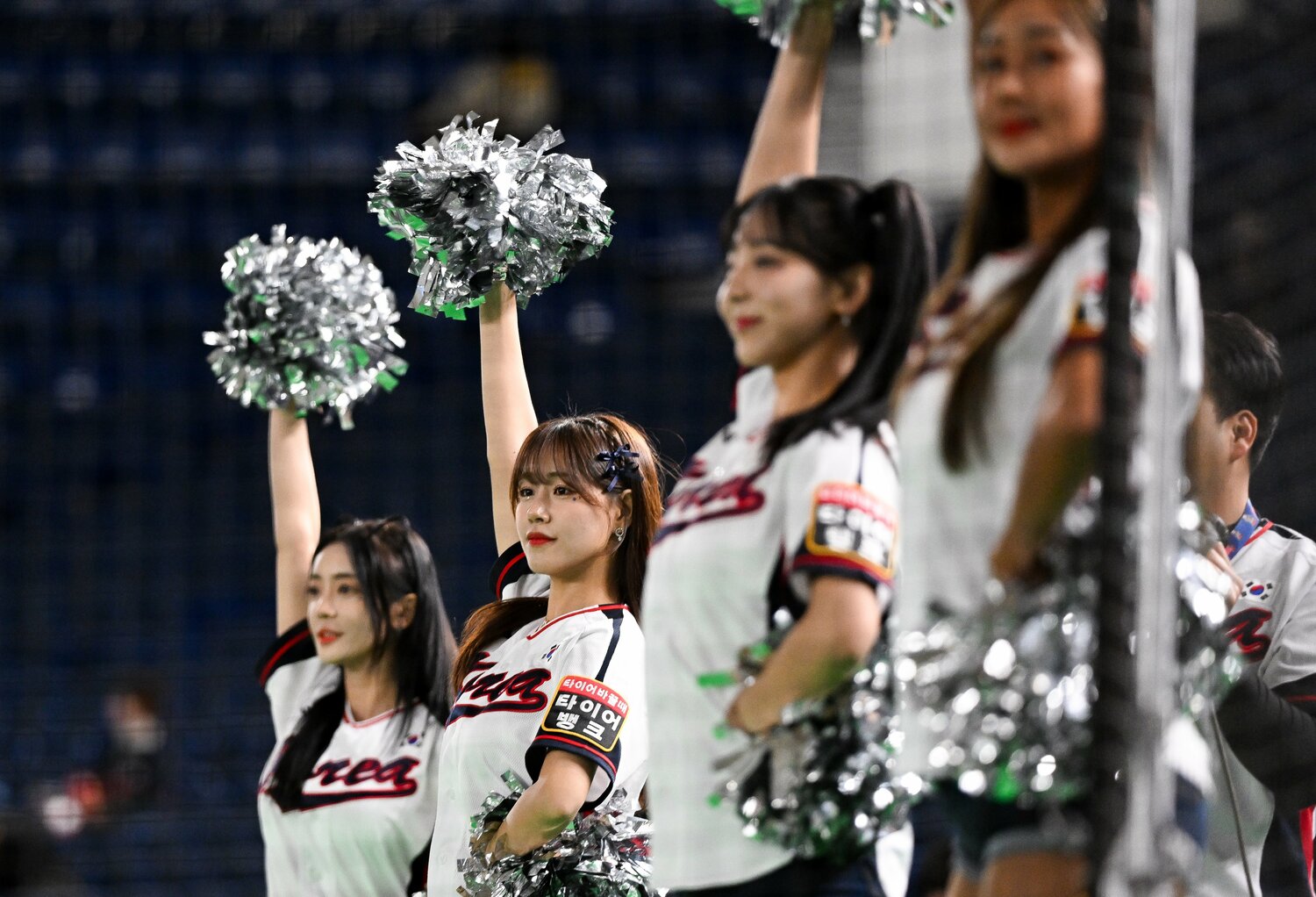 韓国のチアリーダー　©Getty Images