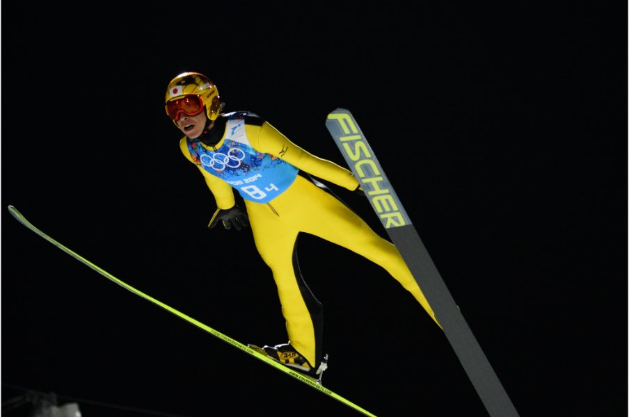 ソチ五輪時の葛西©Asami Enomoto/JMPA