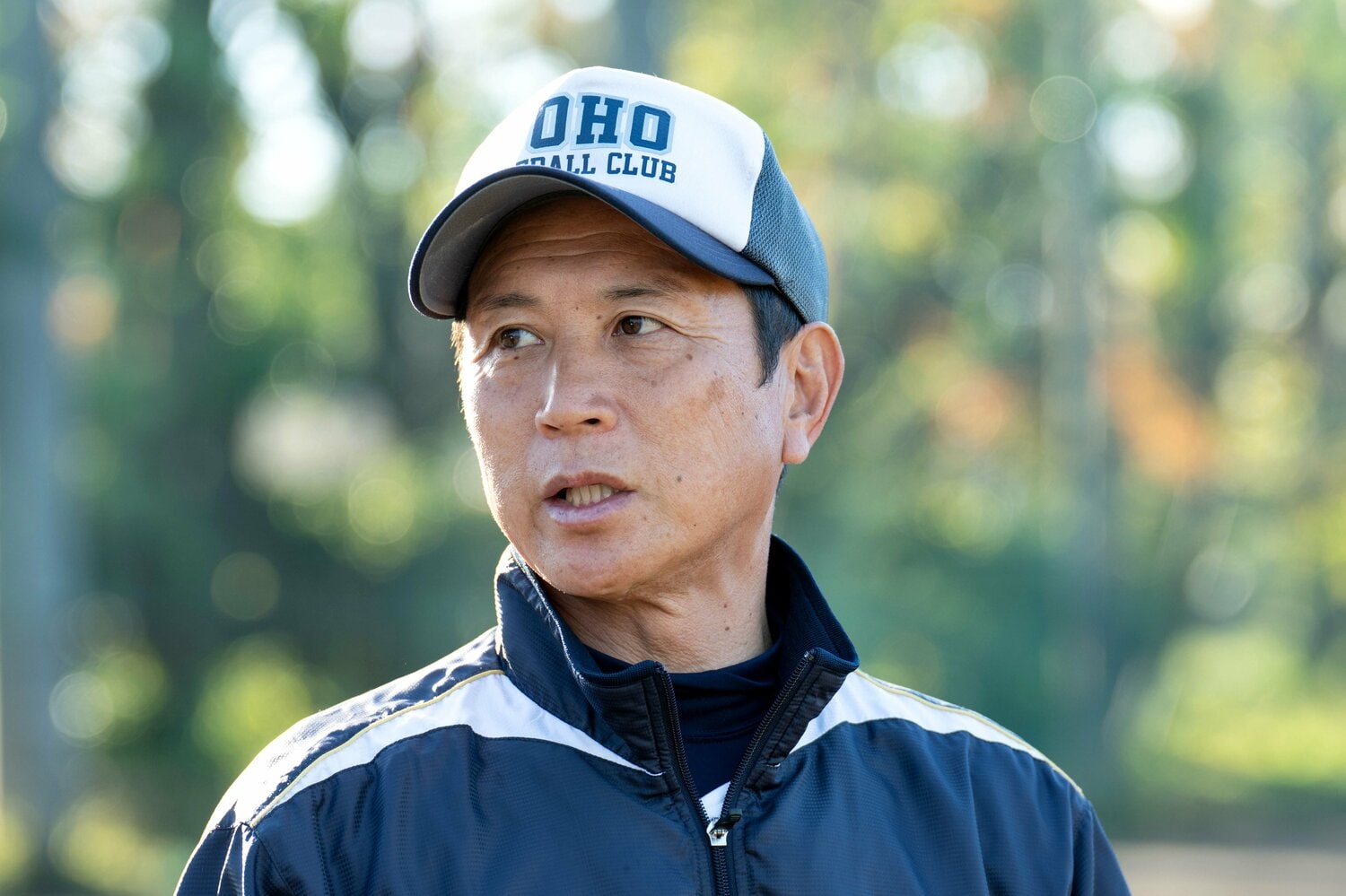 桐朋高・田中監督も、すべてが規格外の森井に驚かされてばかりだという　©Takashi Shimizu