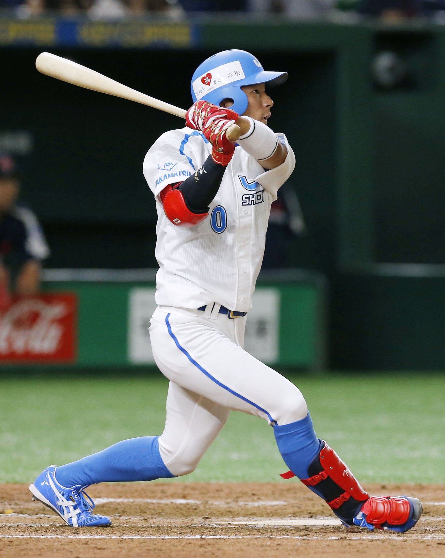 2019年の都市対抗野球。三菱重工神戸・高砂戦、JR四国1年目の水野が右越えに本塁打　©KYODO