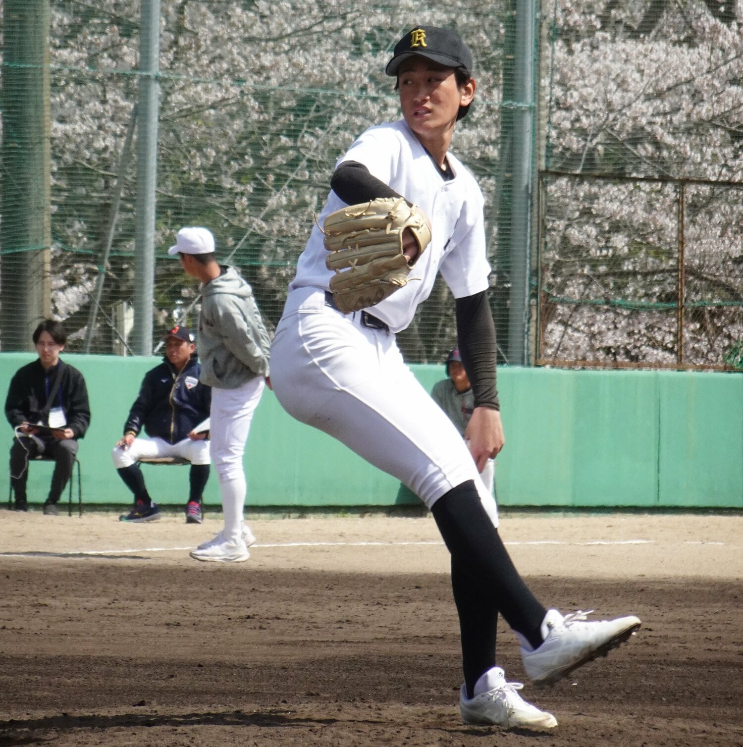 愛知の公立校・高蔵寺高校の芹澤大地 ©Yuji Yanagawa