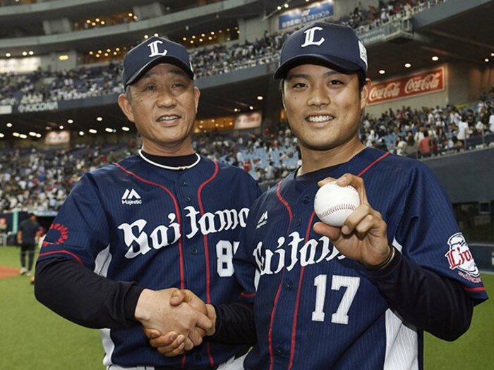 西武ドラ1、松本航は生真面目だ。一軍ローテ定着へ「もっと余裕を」。<Number Web> photograph by Kyodo News