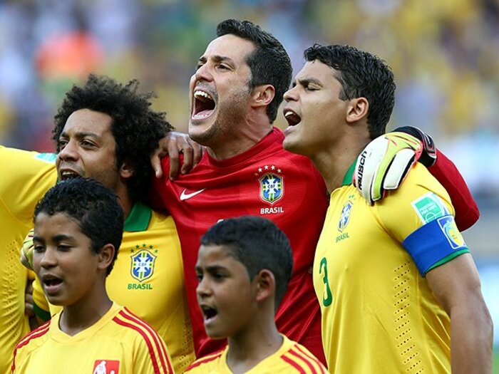 チアゴ・シウバが語る母国でのW杯。「今のブラジルは世界最高ではない」<Number Web> photograph by Getty Images