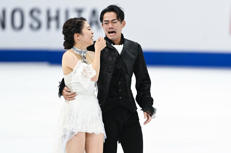 フリーダンスの演技直後 ©Asami Enomoto