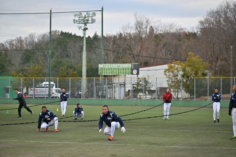 大阪桐蔭の練習風景（2022年）　©︎Hideki Sugiyama