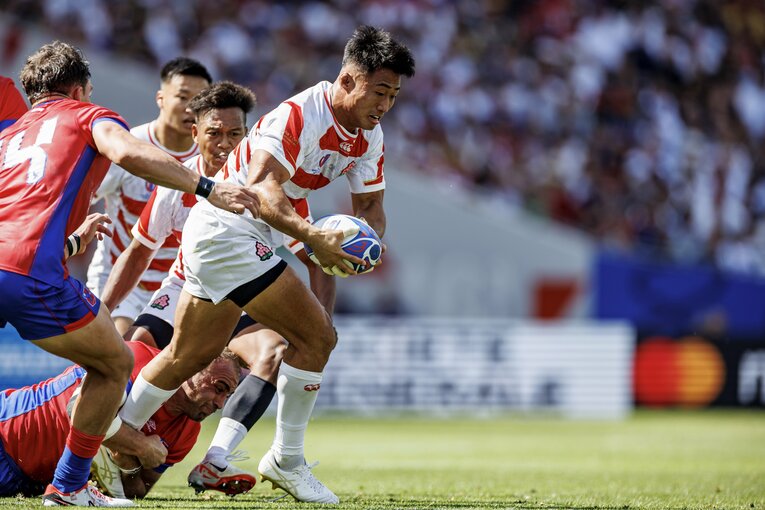 チリ戦にも途中から出場　©Kiichi Matsumoto