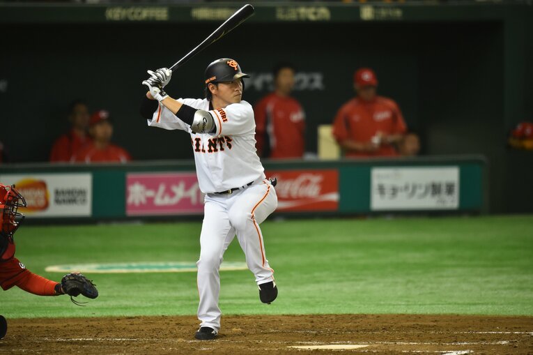 長野久義／2018年に巨人から広島へ（丸佳浩の人的補償）　©Takuya Sugiyama