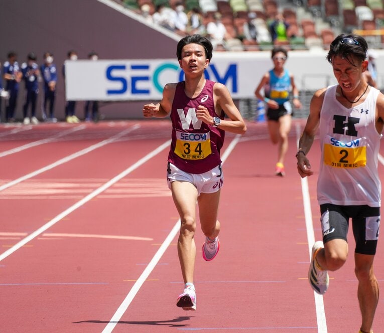 関東インカレでは2年生にしてハーフマラソンで早大の代表選手に　©Satoshi Wada