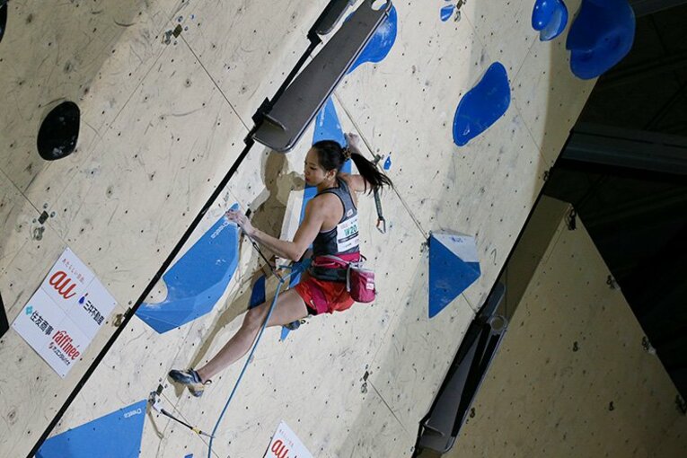 リード日本選手権で準優勝となった野口啓代。
