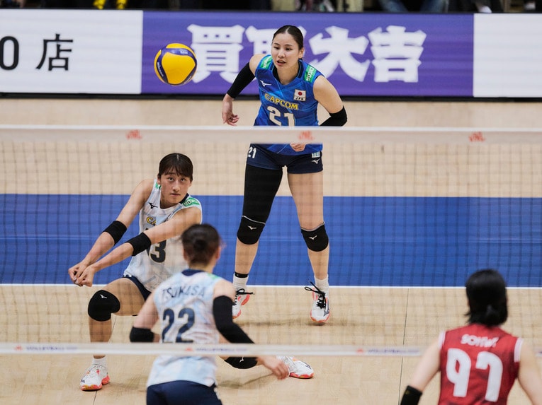 バレーボールネーションズリーグ 韓国戦　©︎Yuki Suenaga