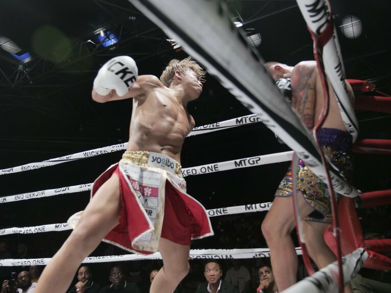 1年ぶりの復帰戦となったベイリー・サグデン戦　©ABEMA