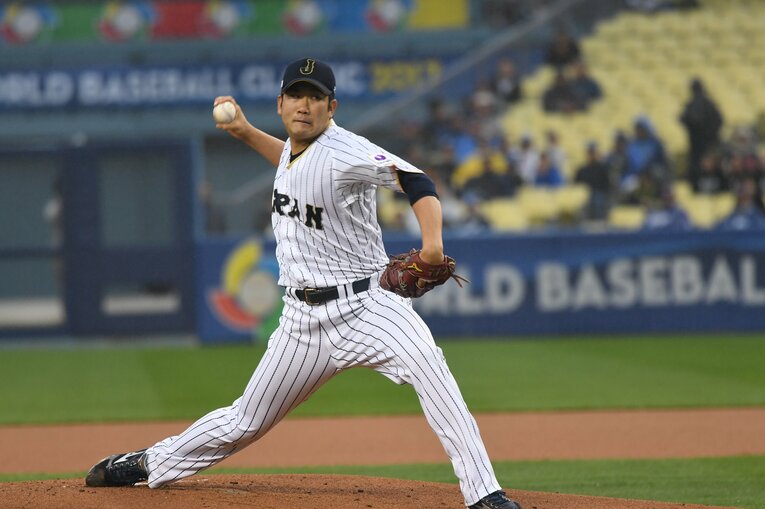 2017年WBC。アメリカ戦に先発したのは菅野だった　©Naoya Sanuki