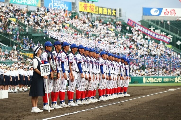 夏の甲子園が終わった。今年印象に残った応援を振り返ってみたい（写真は準優勝の下関国際） ／ photograph by JMPA