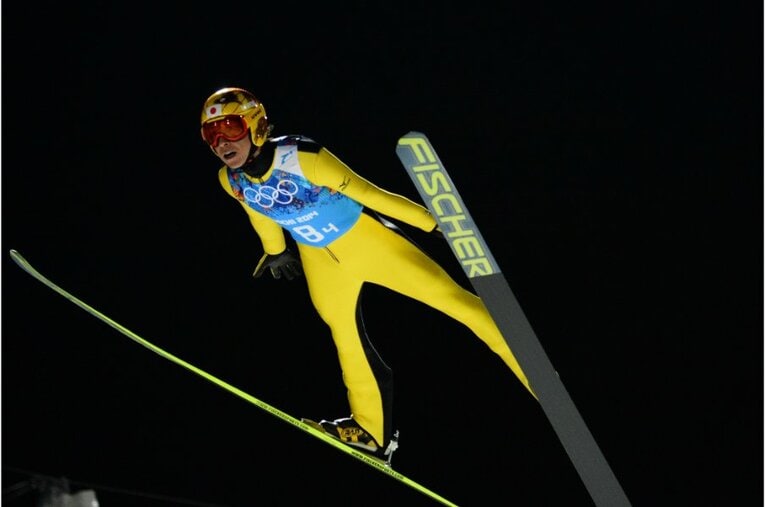 ソチ五輪時の葛西紀明　©JMPA