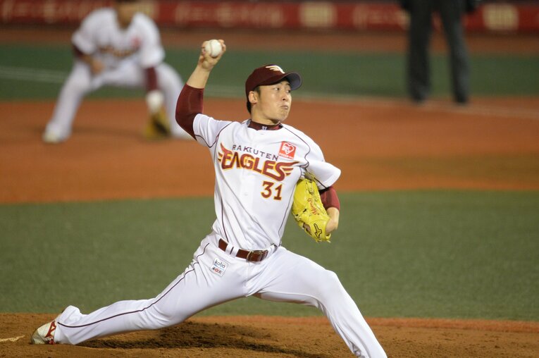 2013年の楽天イーグルス日本一に貢献した美馬　©Naoya Sanuki