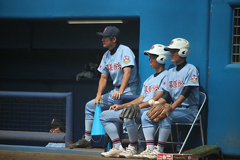 幕張総合・柳田大輔監督　©︎Yu Takagi