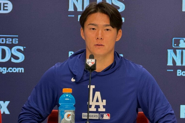 「テレビに映らない」大谷翔平とドジャースのシャンパンファイト＆ポストシーズン舞台裏を見る（画像は右に続きます）　©Naoyuki Yanagihara