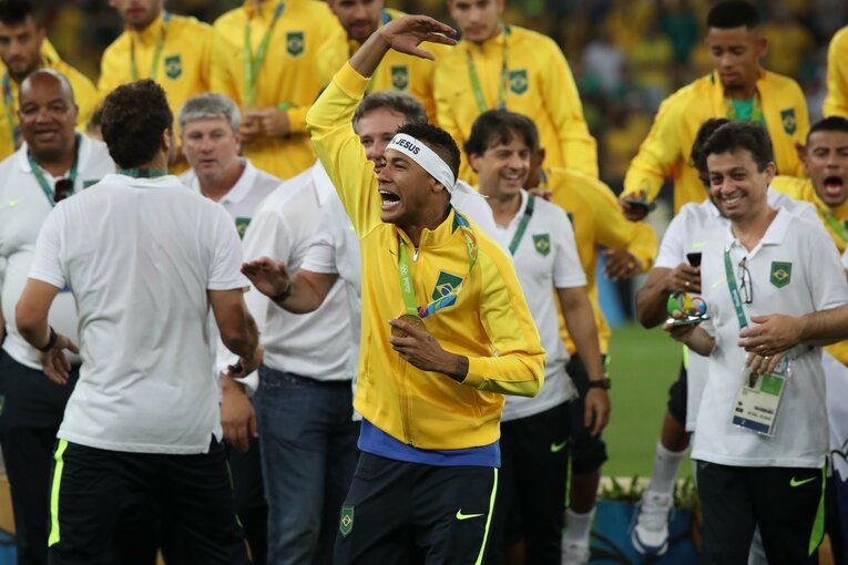 リオ五輪を制したブラジル代表　©JMPA