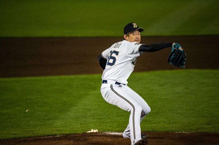 能見は2021年の日本シリーズにも登板した　©Nanae Suzuki