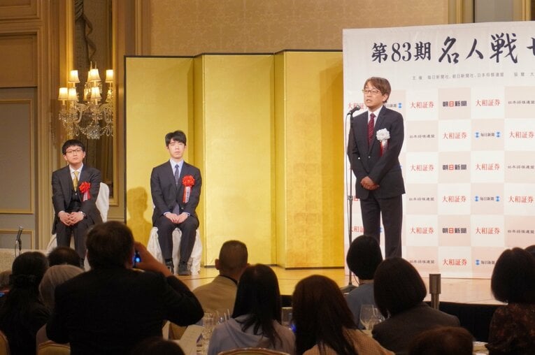 激闘後、2人は笑顔だった…映像では伝わり切らない名人戦第1局、2人の表情（10枚超）　©NumberWeb