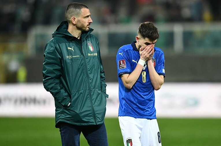 2大会連続でW杯を逃したイタリア代表。若い世代にとってアズーリは「常連国」のイメージがなくなっていくのかもしれない ／ photograph by Getty Images