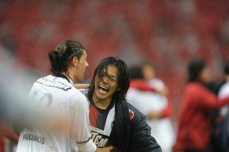 鹿島時代のマルキーニョス　©Toshiya Kondo