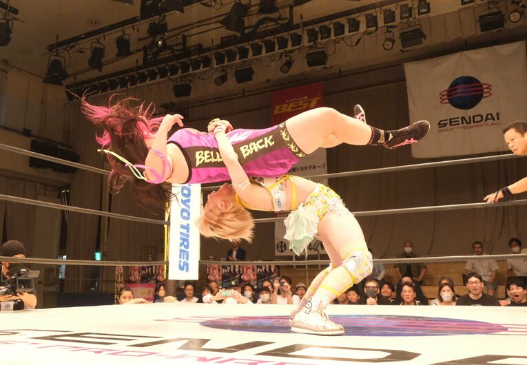 意地で投げた“ぽい捨て”ジャーマン（1枚目／2枚）　©Norihiro Hashimoto