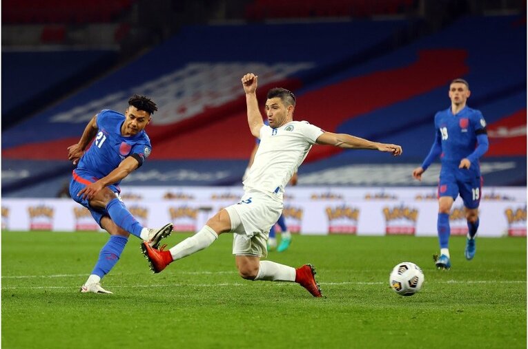 イングランド代表でいきなりゴールをゲットしたワトキンス©Getty Images