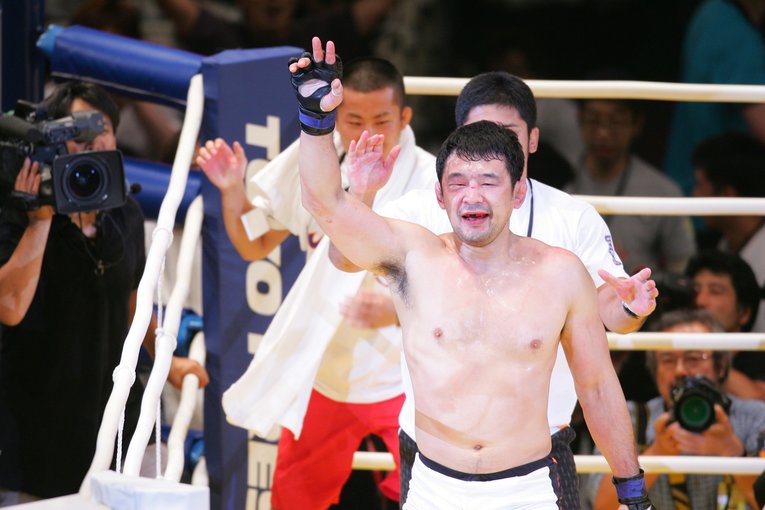 「HERO’S 2006」ライトヘビー級トーナメント 準々決勝 ケスタティス・スミルノヴァス戦　©︎Toshiya Kondo