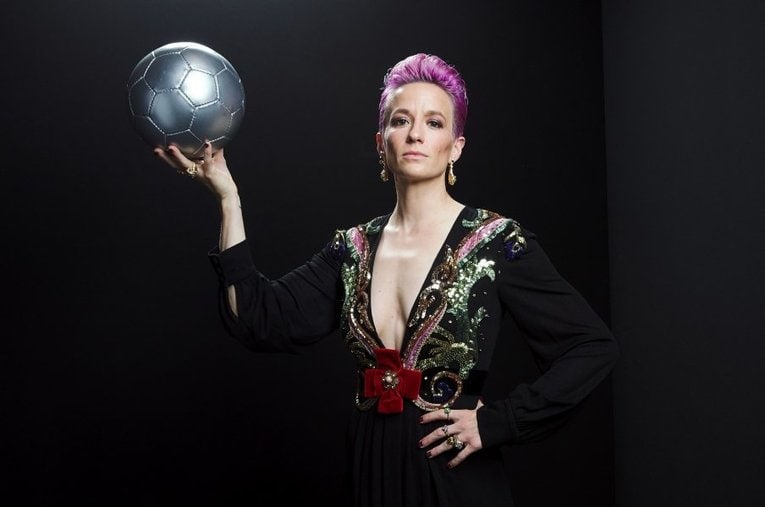 ラピノーが2019年、FIFA年間最優秀女子選手に輝いた際に撮影されたポートレート ／ photograph by Getty Images