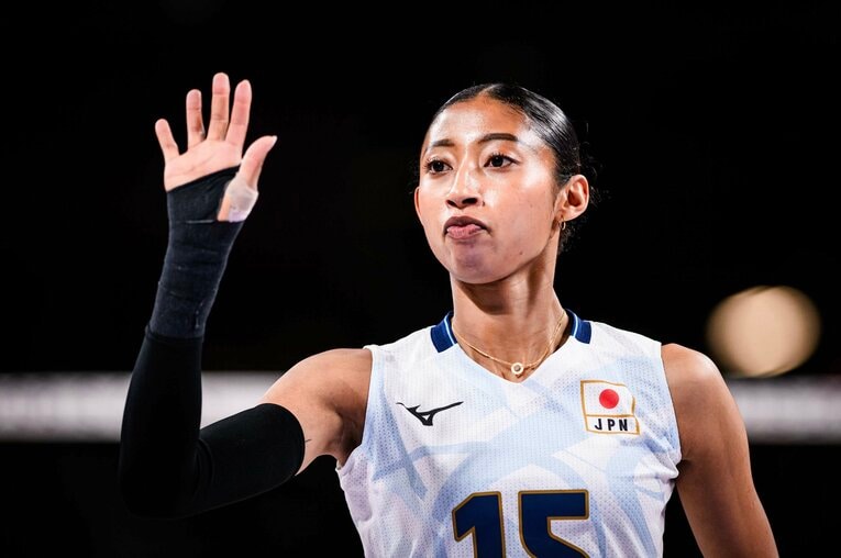 パリ五輪予選ラウンド・ケニア戦　©︎Volleyball World