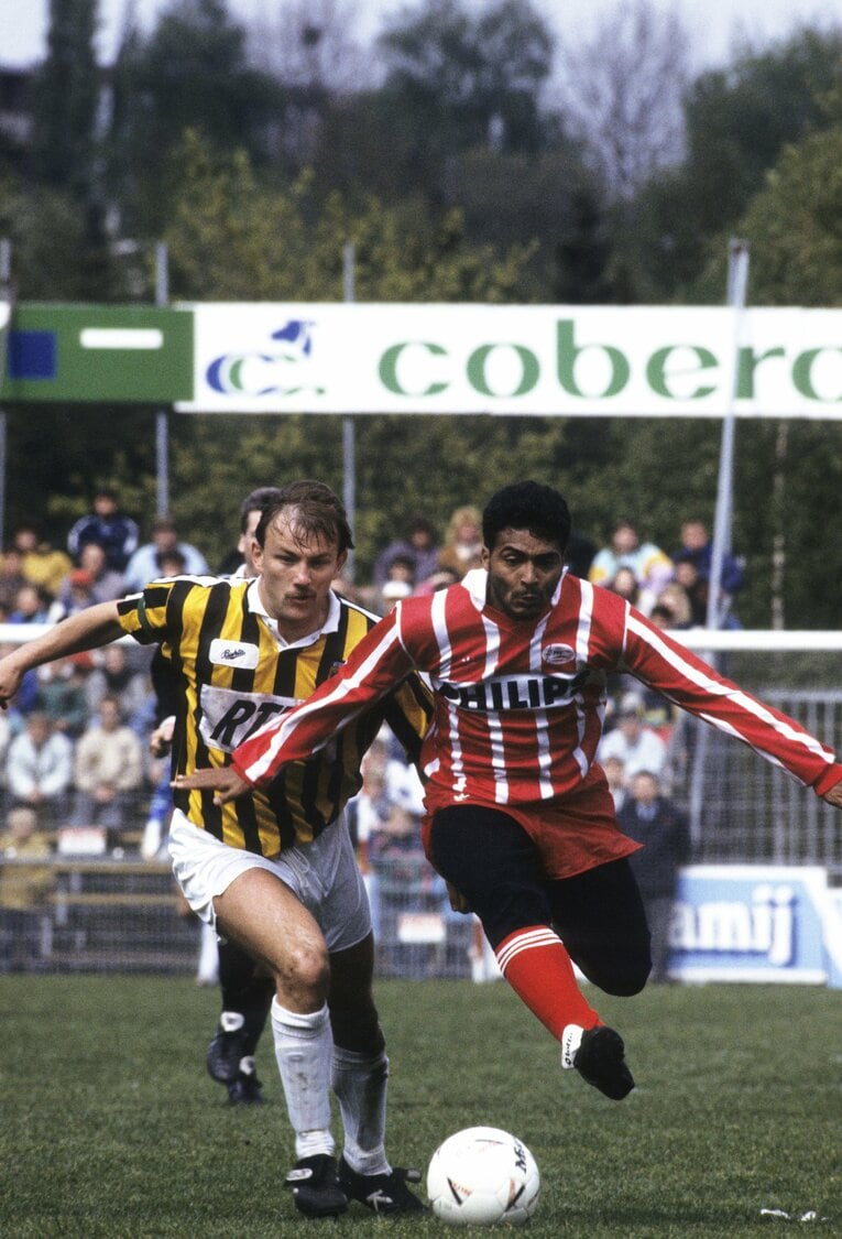 PSVでプレーしたブラジル代表FWロマーリオ。移籍が実現していたらコンビを組む可能性だってあった　©︎Getty Images