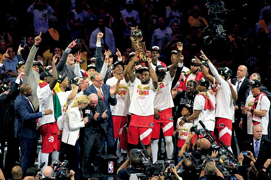 <NBA2018-2019>ラプターズが開いた新時代の扉。<Number Web> photograph by Getty Images