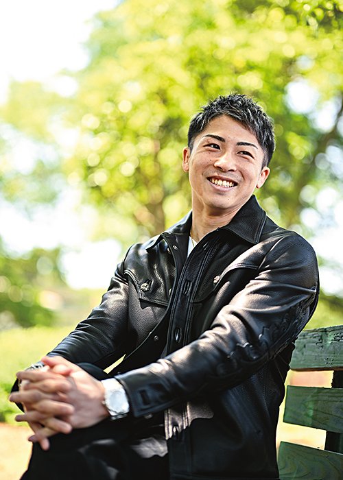 Numberの独占インタビューに応じた井上尚弥