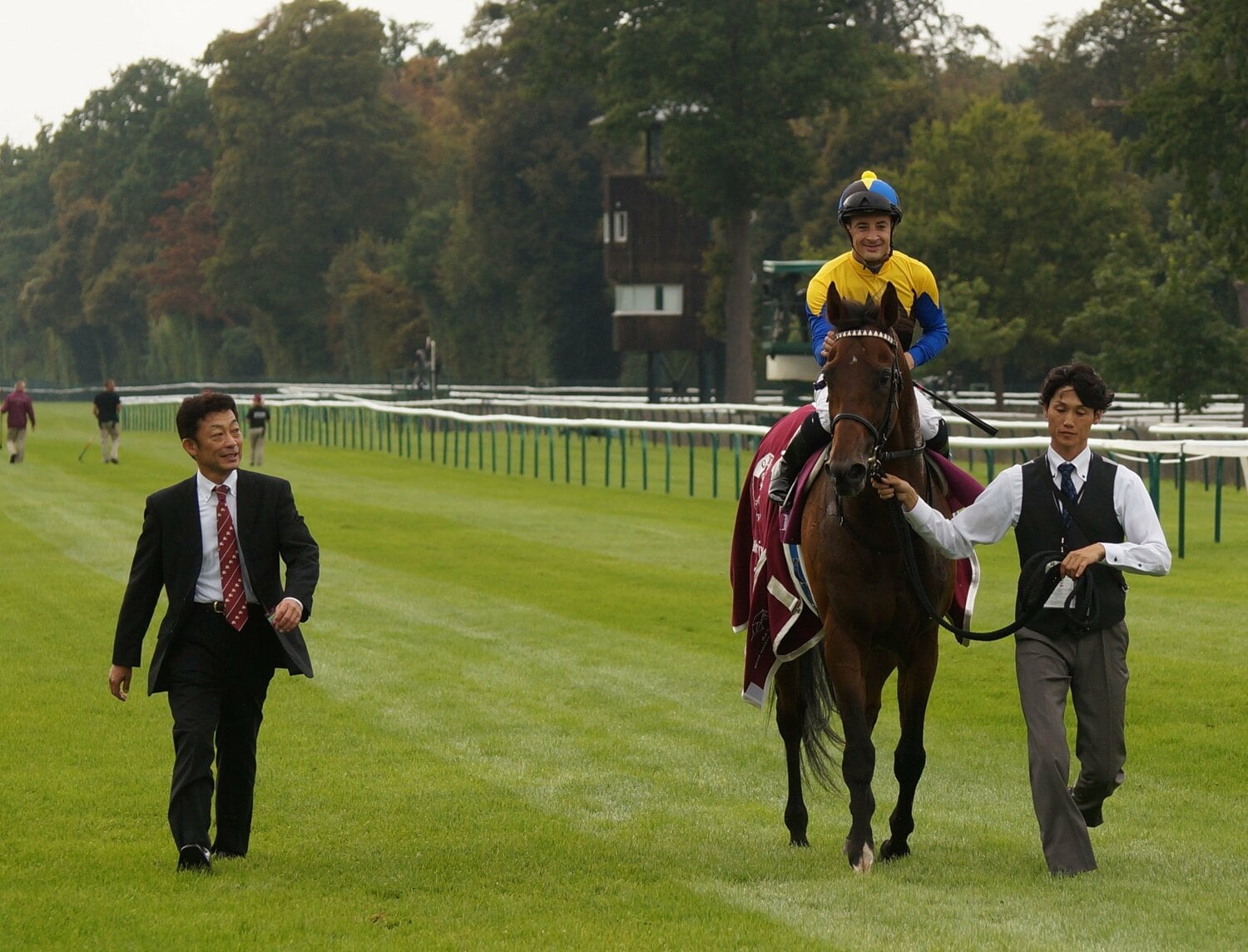 ニエル賞当日のマカヒキとルメール