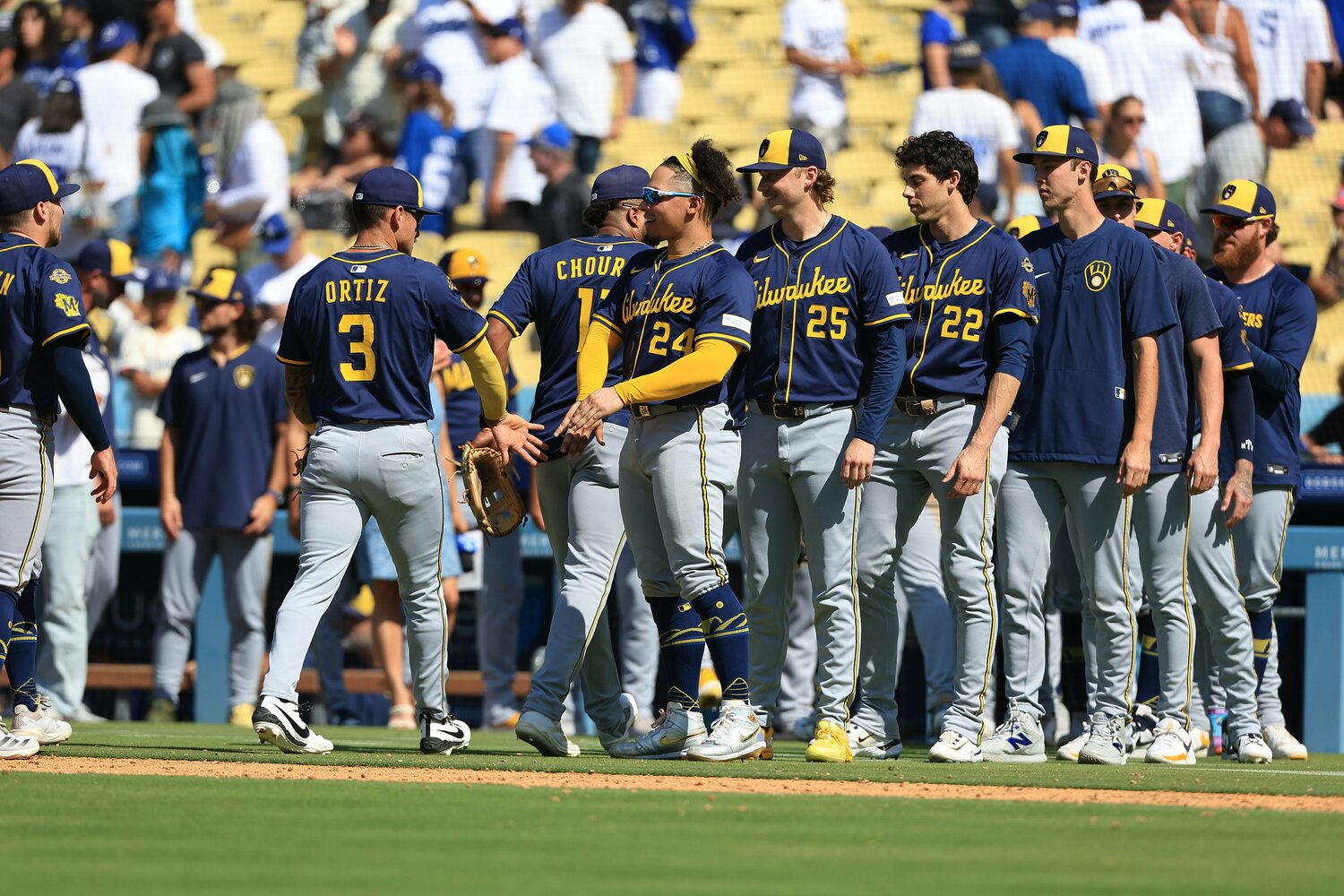 ブルワーズはドジャースのワールドシリーズ連覇に向けたライバルとなりそうだ　©Getty Images