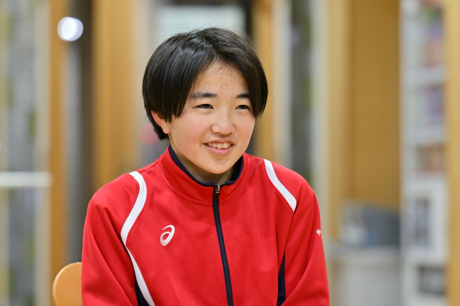 昨年の都大路で1区を走った中島。大学は理学部か工学部を目指すいう ©Hideki Sugiyama