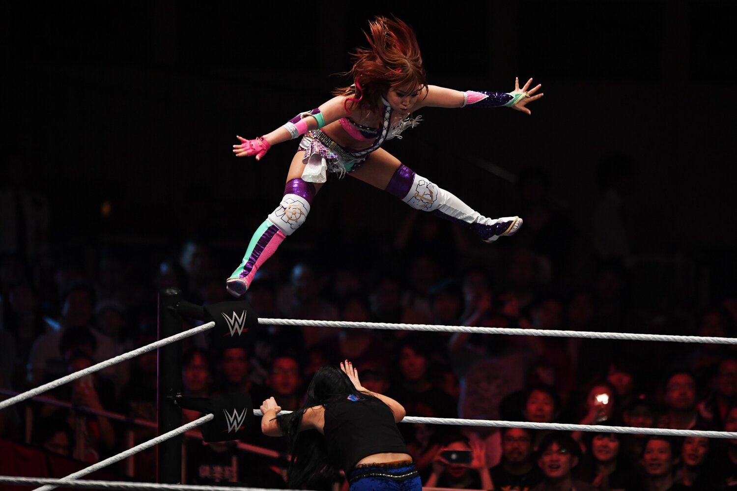 WWEの両国国技館大会にて(2019年) ©Getty Images