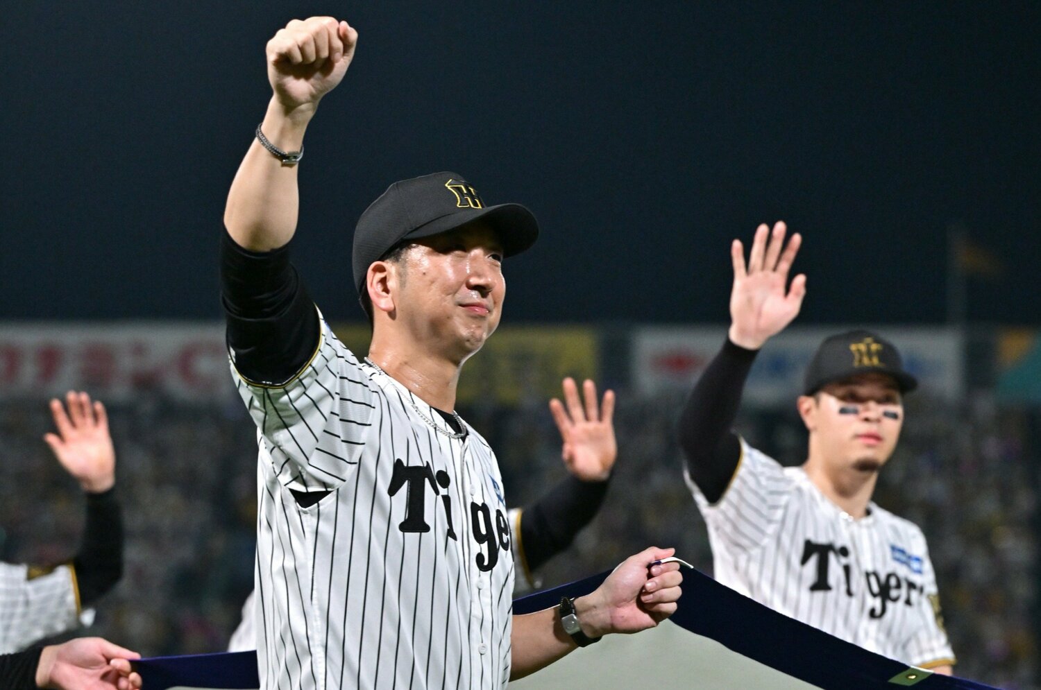 9月7日、プロ野球史上最速優勝を決めた阪神 ©Hideki Sugiyama