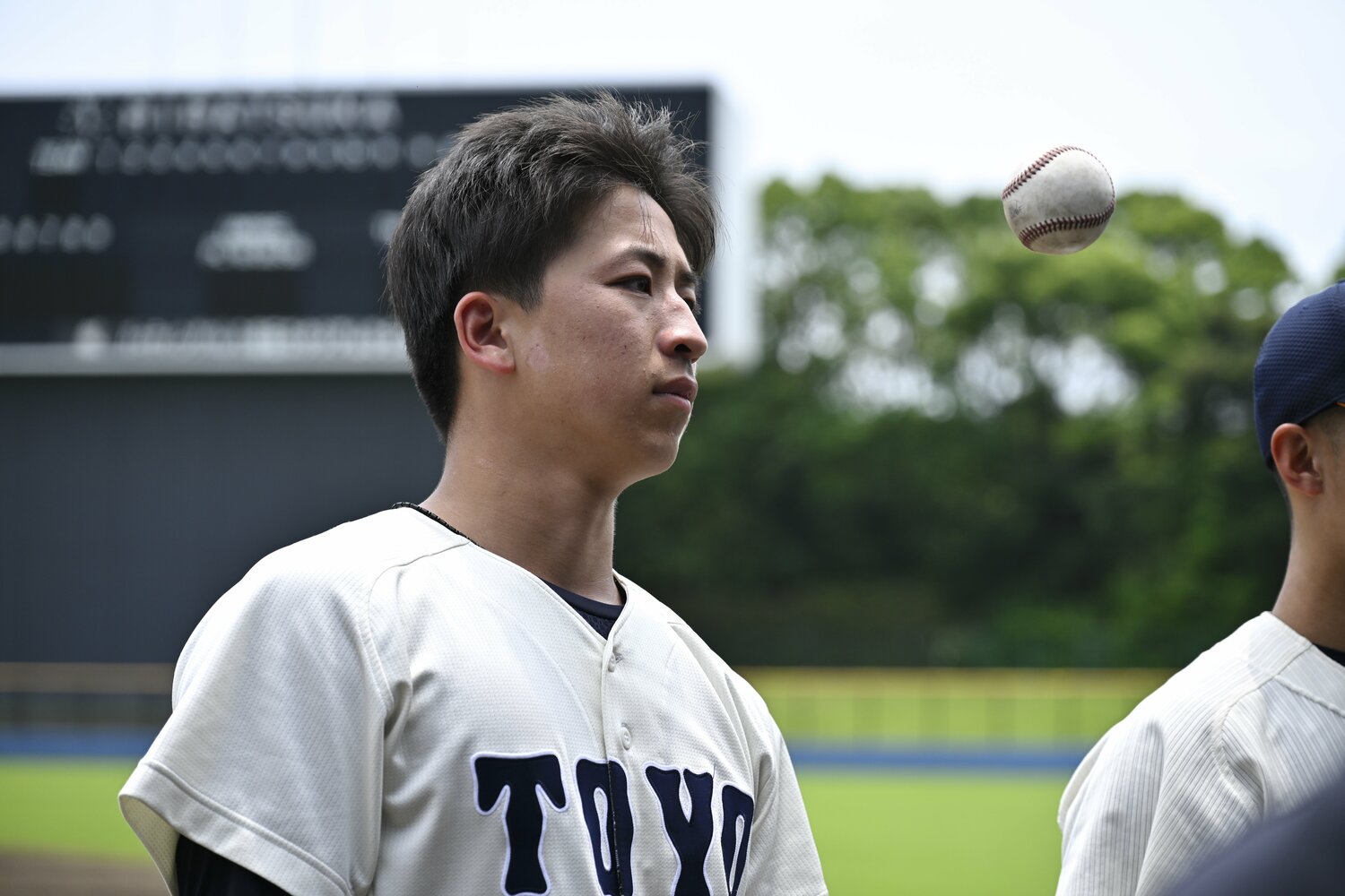 谷繁元信が注目するドラフト候補【2】細野晴希（東洋大／投手／左投左打／180cm・87kg）　©Hideki Sugiyama