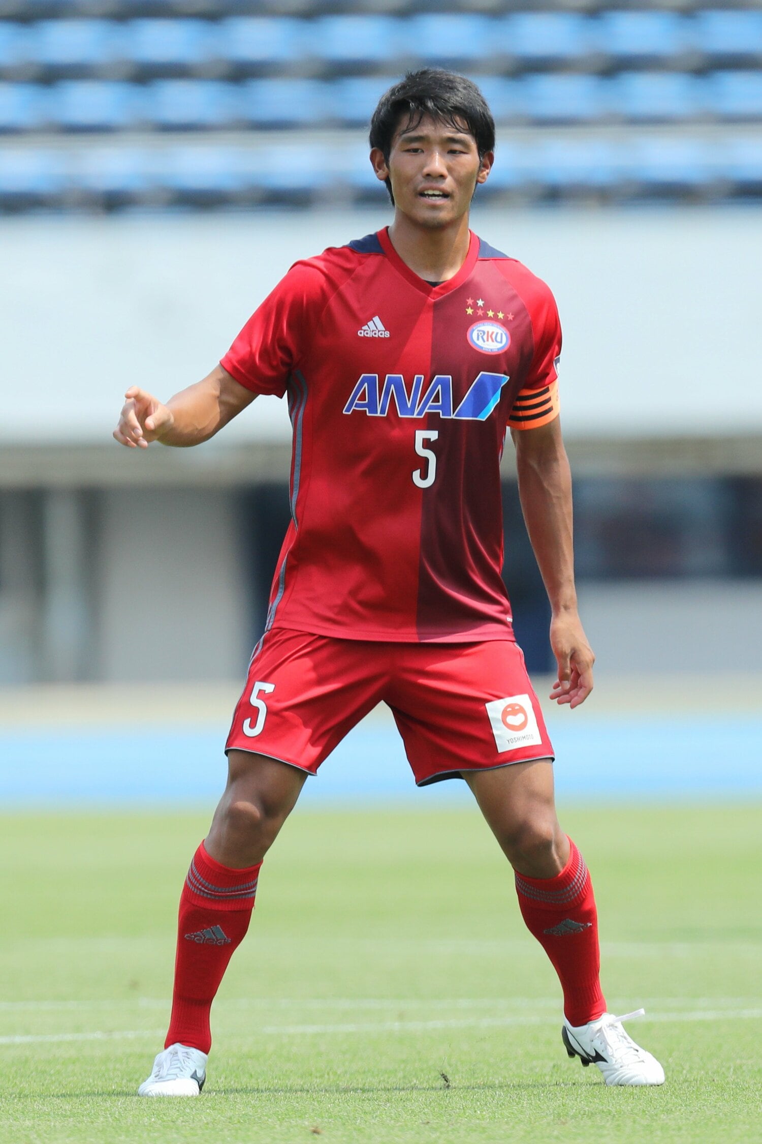 2017年、流通経済大4年時の守田　©AFLO