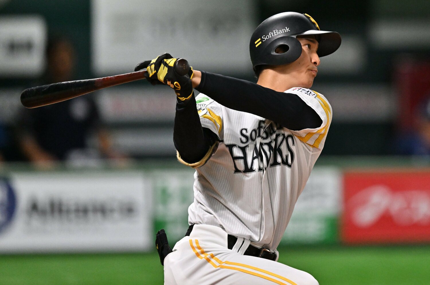 柳町にも初の首位打者の可能性が残る　©Hideki Sugiyama