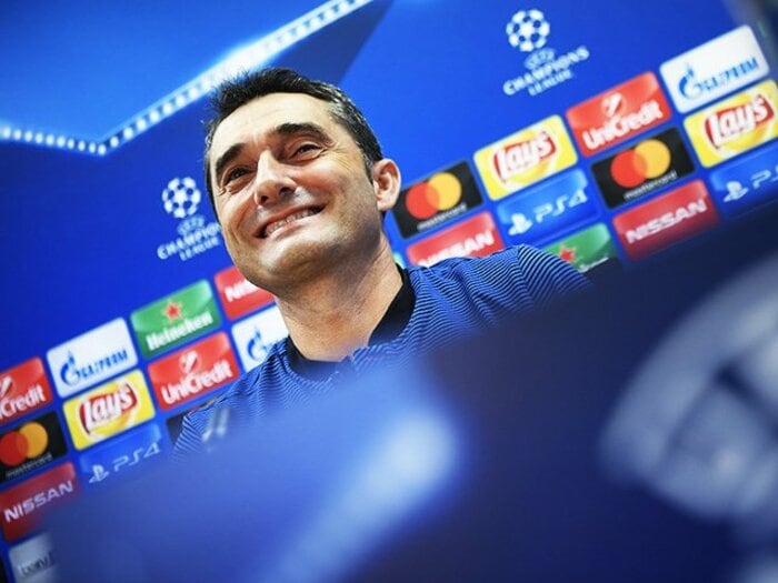 監督就任100日間は「10点満点」バルベルデとバルサの幸せな関係。＜Number Web＞ photograph by AFLO