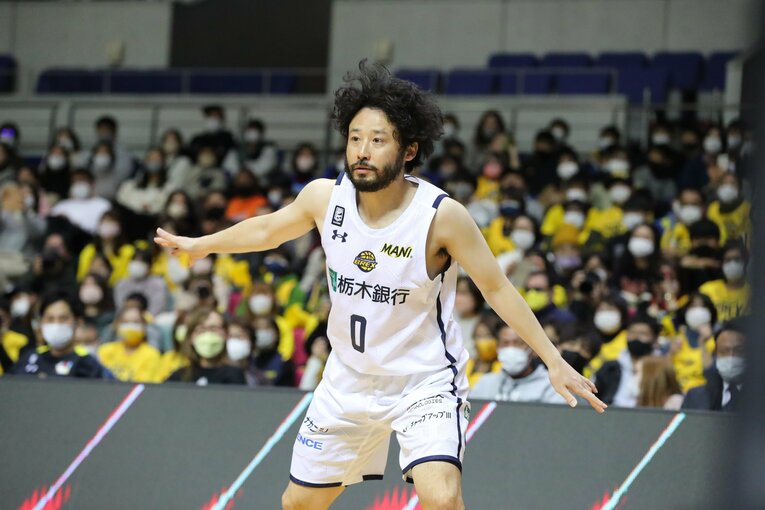 今シーズン、対群馬クレインサンダーズ戦　©B.LEAGUE