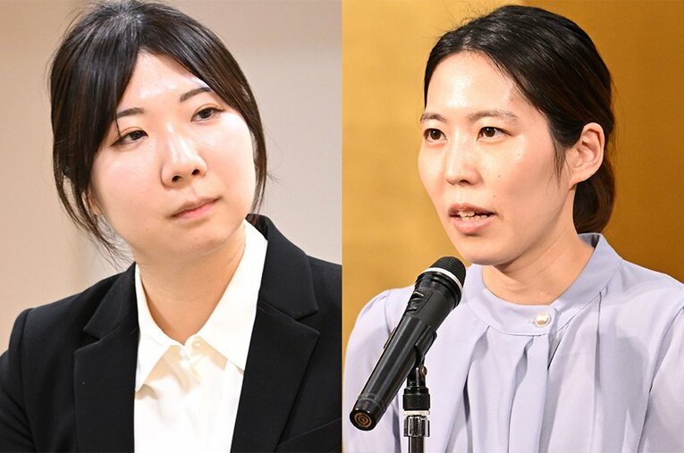 西山朋佳白玲と福間香奈女流六冠が相まみえる白玲戦とともに、総会での「白玲5期でフリークラス編入」議案が話題となっている ／ photograph by Keiji Ishikawa