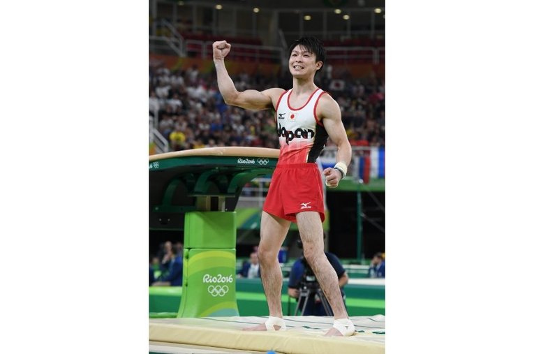 リオ五輪の内村航平 ／ photograph by Asami Enomoto/JMPA