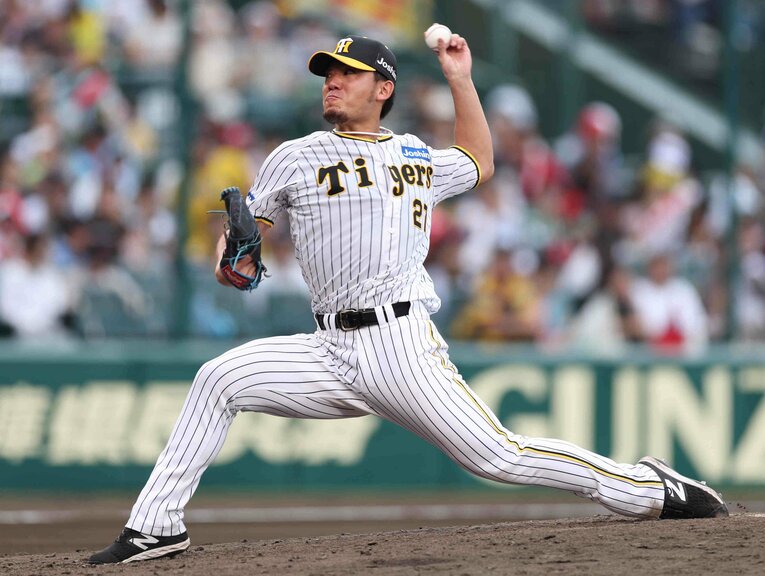 今季、先発ローテの一角として奮闘した伊藤はドラフト2位　©︎JIJI PRESS