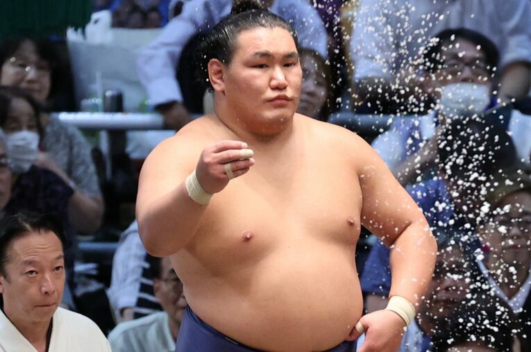 名古屋場所で初優勝した豊昇龍（24歳）。元横綱朝青龍は叔父にあたる ／ photograph by JIJI PRESS