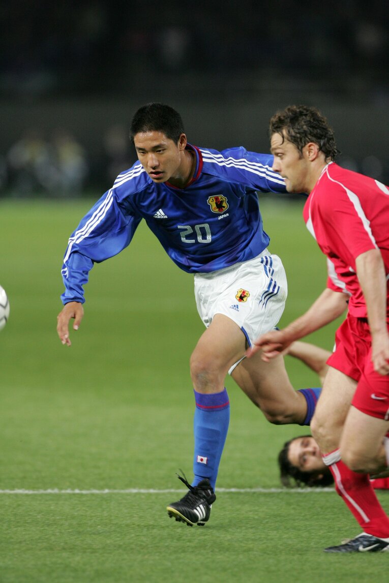 アテネ五輪強化試合（2004年）©︎Koji Asakura